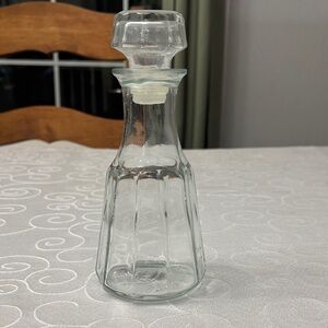Vintage Good Seasons Glass Olive Oil Dressing Decanter With Stopper 7.5"
